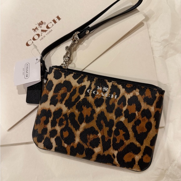 Coach Animal Print Wristlet - Picture 6 of 6